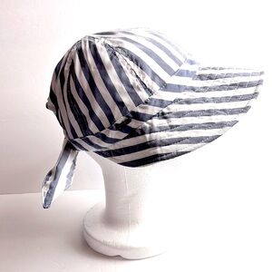Sun N Sand Women’s Headwear UPF 50t Protection White/Blue Striped